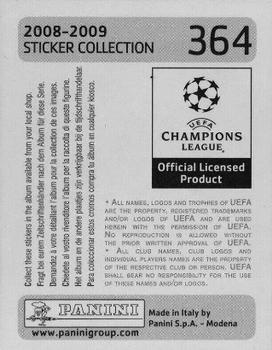 2008-09 Panini UEFA Champions League Stickers #364 Karim Benzema Back