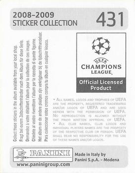 2008-09 Panini UEFA Champions League Stickers #431 Nordin Amrabat Back