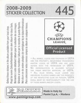 2008-09 Panini UEFA Champions League Stickers #445 Rafael van der Vaart Back