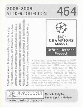 2008-09 Panini UEFA Champions League Stickers #464 Jeremy Menez Back