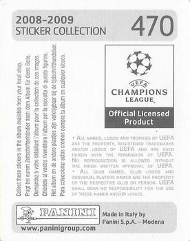 2008-09 Panini UEFA Champions League Stickers #470 Oleksandr Kucher Back