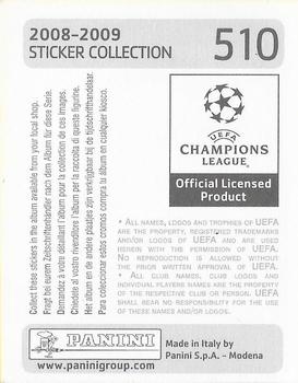 2008-09 Panini UEFA Champions League Stickers #510 Ovidiu Petre Back