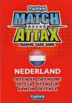 2010 Topps Match Attax World Stars (Multi-Language) #NNO Andre Ooijer Back