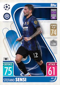 2021-22 Topps Match Attax Champions & Europa League - Italy Update #INT5 Stefano Sensi Front