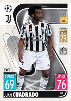 2021-22 Topps Match Attax Champions & Europa League - Italy Update #JUV1 Juan Cuadrado Front