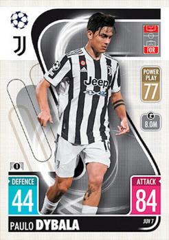 2021-22 Topps Match Attax Champions & Europa League - Italy Update #JUV7 Paulo Dybala Front
