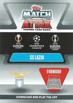 2021-22 Topps Match Attax Champions & Europa League - Italy Update #LAZ14 Ciro Immobile Back