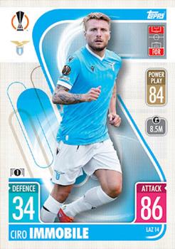 2021-22 Topps Match Attax Champions & Europa League - Italy Update #LAZ14 Ciro Immobile Front