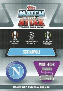 2021-22 Topps Match Attax Champions & Europa League - Italy Update #NAP5 Fabián Ruiz Back