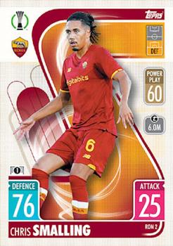2021-22 Topps Match Attax Champions & Europa League - Italy Update #ROM2 Chris Smalling Front