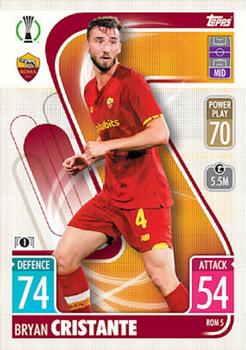 2021-22 Topps Match Attax Champions & Europa League - Italy Update #ROM5 Bryan Cristante Front