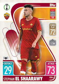 2021-22 Topps Match Attax Champions & Europa League - Italy Update #ROM6 Stephan EL Shaarawy Front