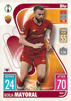 2021-22 Topps Match Attax Champions & Europa League - Italy Update #ROM7 Borja Mayoral Front