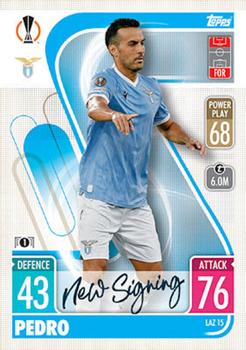 2021-22 Topps Match Attax Champions & Europa League - Italy Update #LAZ15 Pedro Front