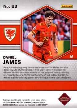 2021-22 Panini Mosaic Road to FIFA World Cup #83 Daniel James Back