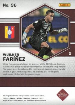 2021-22 Panini Mosaic Road to FIFA World Cup #96 Wuilker Farinez Back