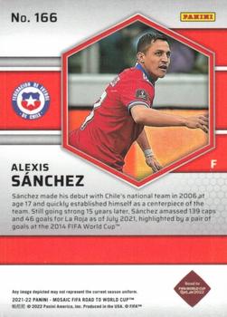 2021-22 Panini Mosaic Road to FIFA World Cup #166 Alexis Sanchez Back
