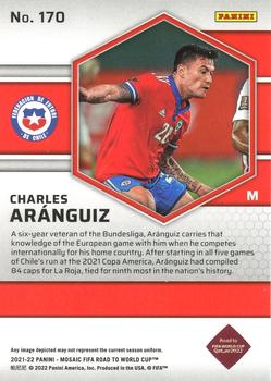 2021-22 Panini Mosaic Road to FIFA World Cup #170 Charles Aranguiz Back