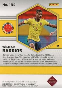 2021-22 Panini Mosaic Road to FIFA World Cup #184 Wilmar Barrios Back