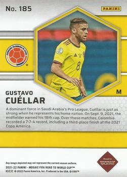 2021-22 Panini Mosaic Road to FIFA World Cup #185 Gustavo Cuellar Back