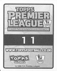 2009-10 Topps Premier League 2010 #11 William Gallas Back