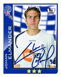 2009-10 Topps Premier League 2010 #106 Johan Elmander Front