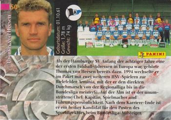 1996-97 Panini Premium Bundesliga #50 Thomas von Heesen Back