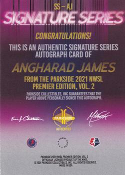 2021 Parkside NWSL Premier Edition - Autographs Blue Ink (Series 2) #SS-AJ Angharad James Back