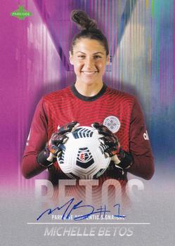 2021 Parkside NWSL Premier Edition - Autographs Blue Ink (Series 2) #SS-MB Michelle Betos Front
