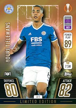 2021-22 Topps Match Attax Champions & Europa League Extra - Limited Edition #LE5 Youri Tielemans Front