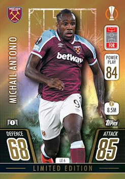 2021-22 Topps Match Attax Champions & Europa League Extra - Limited Edition #LE6 Michail Antonio Front