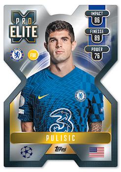 2021-22 Topps Match Attax Champions & Europa League Extra - Pro Elite #XS4 Christian Pulisic Front