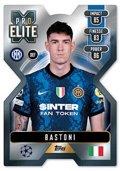 2021-22 Topps Match Attax Champions & Europa League Extra - Pro Elite #XS11 Alessandro Bastoni Front