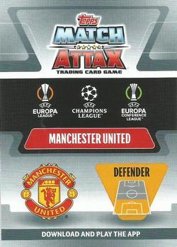 2021-22 Topps Match Attax Champions & Europa League Extra - Power Defence Hero Squad #PDS1 Luke Shaw / Raphaël Varane / Harry Maguire Back