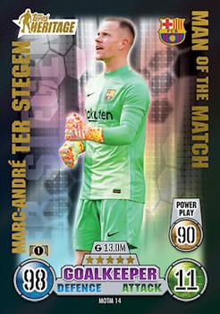 2021-22 Topps Match Attax Champions & Europa League Extra - Heritage Man of the Match #MOTM14 Marc-André ter Stegen Front