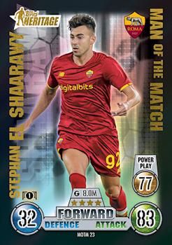 2021-22 Topps Match Attax Champions & Europa League Extra - Heritage Man of the Match #MOTM23 Stephan El Shaarawy Front