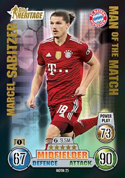 2021-22 Topps Match Attax Champions & Europa League Extra - Heritage Man of the Match #MOTM25 Marcel Sabitzer Front