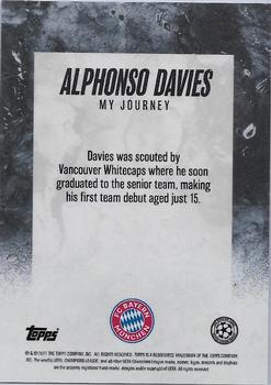 2021-22 Topps On-Demand Alphonso Davies: My Journey UEFA Champions League #NNO Alphonso Davies Back