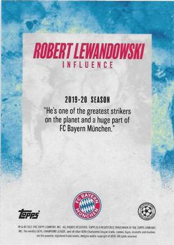 2021-22 Topps On-Demand Alphonso Davies: My Journey UEFA Champions League #NNO Robert Lewandowski Back