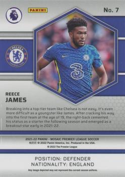 2021-22 Panini Mosaic Premier League #7 Reece James Back