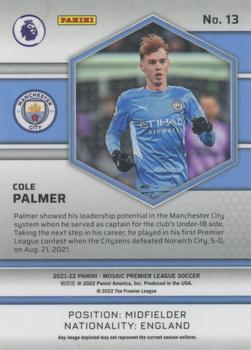 2021-22 Panini Mosaic Premier League #13 Cole Palmer Back