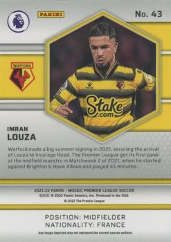 2021-22 Panini Mosaic Premier League #43 Imran Louza Back