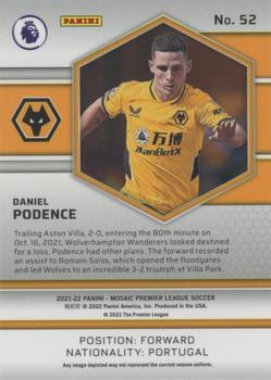 2021-22 Panini Mosaic Premier League #52 Daniel Podence Back