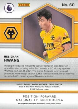 2021-22 Panini Mosaic Premier League #60 Hee-chan Hwang Back