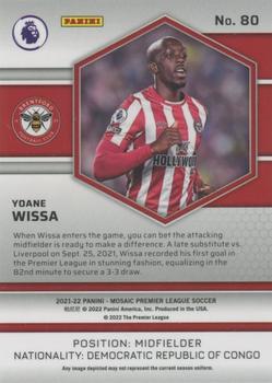 2021-22 Panini Mosaic Premier League #80 Yoane Wissa Back