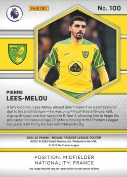 2021-22 Panini Mosaic Premier League #100 Pierre Lees-Melou Back