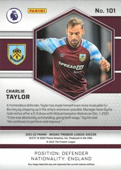 2021-22 Panini Mosaic Premier League #101 Charlie Taylor Back