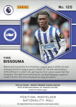2021-22 Panini Mosaic Premier League #120 Yves Bissouma Back