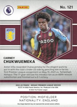 2021-22 Panini Mosaic Premier League #121 Carney Chukwuemeka Back