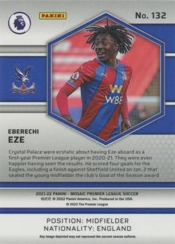 2021-22 Panini Mosaic Premier League #132 Eberechi Eze Back